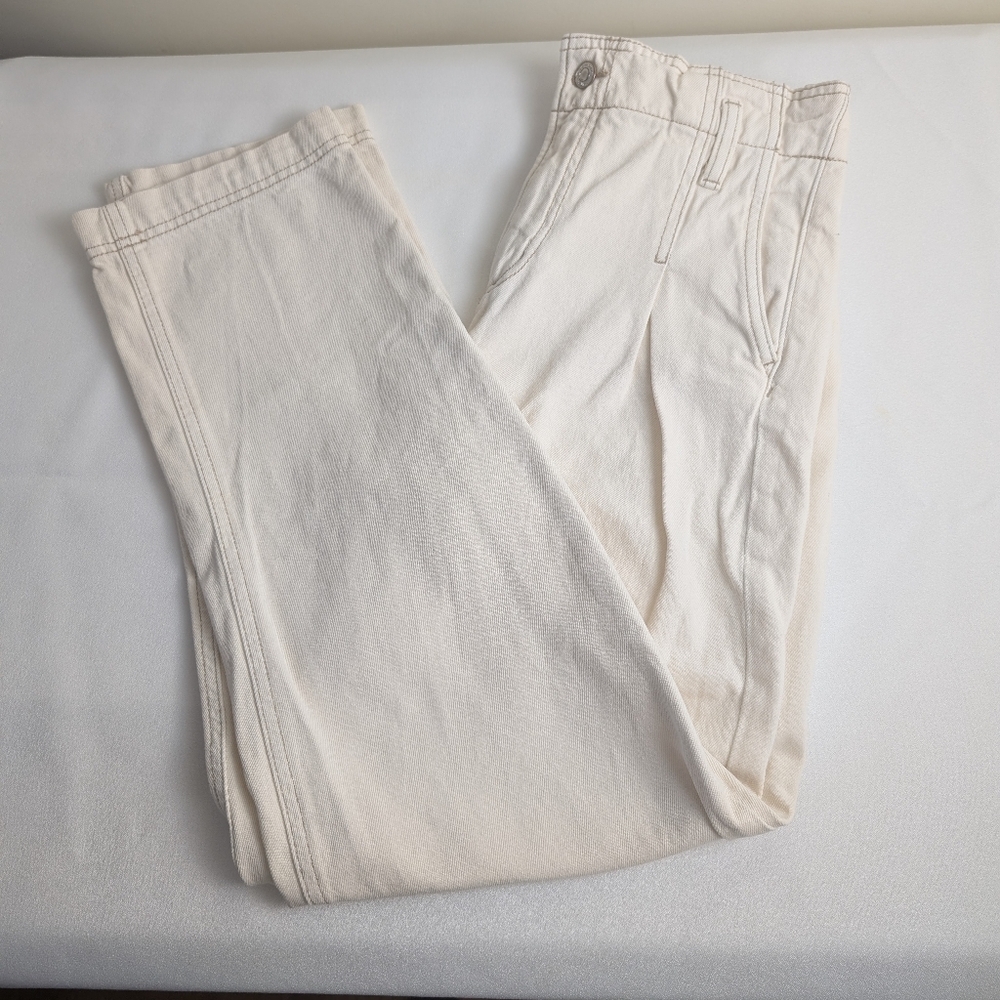 Dynamite Cream High-Rise Boyfriend Jeans - Picture 2 of 9